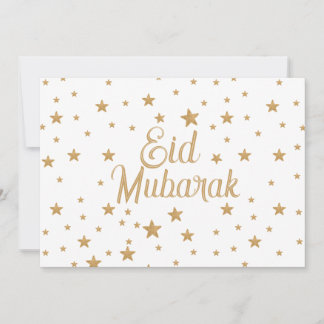 Eid Mubarak Gouden Ster Glitter Sparkle decoratie Kaart