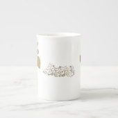 EID MUBARAK GREETING PORSELEIN KOP (Voorkant)