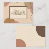 EID MUBARAK GREETING VISITEKAARTJE (Voorkant / Achterkant)