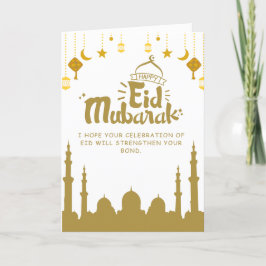 Eid Mubarak- Groet Bedankkaart