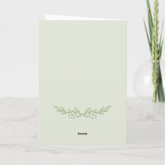 Eid Mubarak- groet bedankpas Bedankkaart (Achterkant)