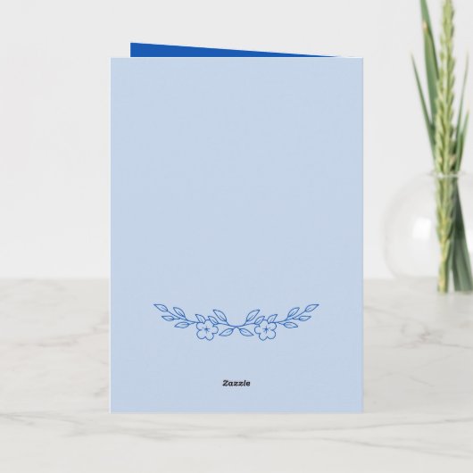 Eid Mubarak- groet bedankpas Bedankkaart (Achterkant)