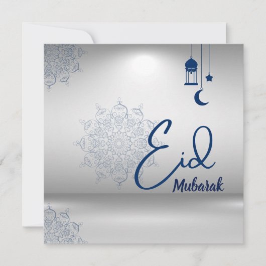 Eid Mubarak Groet Feestdagenkaart (Voorkant)