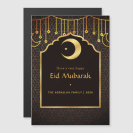 Eid Mubarak Groet Magnetische Uitnodiging