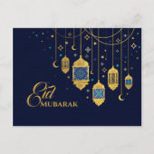 Eid Mubarak - Happy Eid Briefkaart (Voorkant)