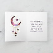 Eid Mubarak - Happy Eid Kaart (Binnen)