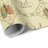 Eid Mubarak - Happy Eid - Ramadan Kareem Cadeaupapier (Rol Hoek)