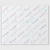Eid Mubarak/Happy Eid/Ramadan Wrapping Paper Cadeaupapier (Vlak)
