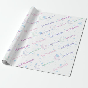 Eid Mubarak/Happy Eid/Ramadan Wrapping Paper Cadeaupapier