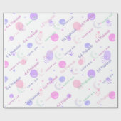 Eid Mubarak/Happy Eid Wrapping Paper Cadeaupapier (Vlak)