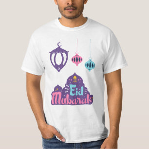 Eid Mubarak - Happy en zegen id T-shirt