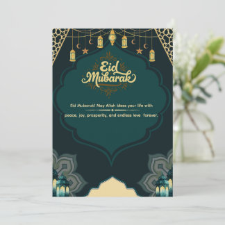 Eid Mubarak Holiday Card – Celebrate with Joy Feestdagenkaart
