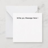 Eid Mubarak  Holiday Note Card Notitiekaartje (Achterkant)