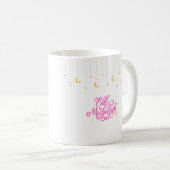 Eid Mubarak in roze kleur Koffiemok (Voorkant rechts)