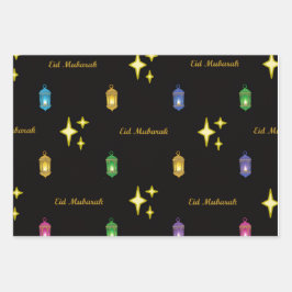 Eid Mubarak Inpakpapier Vel