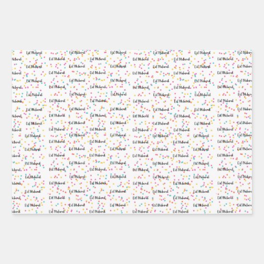 Eid Mubarak Inpakpapier Vel (Voorkant)