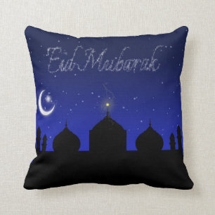 Eid Mubarak - Islamic Greeting Pillow Kussen