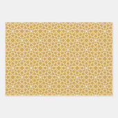 Eid Mubarak Islamitisch geometrisch goudpatroon Inpakpapier Vel (Voorkant 3)