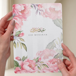 Eid Mubarak Islamitische Eid Groet Pioen Kruidig G Feestdagenkaart
