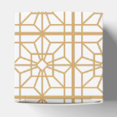 Eid Mubarak Islamitische Vakantie Elegant Wit en G Bedankdoosjes (Bovenkant)