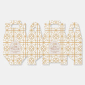 Eid Mubarak Islamitische Vakantie Elegant Wit en G Bedankdoosjes (Ongevouwen)