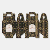 Eid Mubarak Islamitische Vakantie Elegant Zwart en Bedankdoosjes (Ongevouwen)