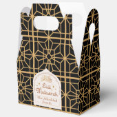 Eid Mubarak Islamitische Vakantie Elegant Zwart en Bedankdoosjes (Open)