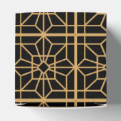 Eid Mubarak Islamitische Vakantie Elegant Zwart en Bedankdoosjes (Bovenkant)