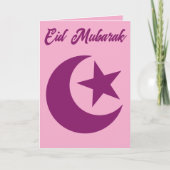 Eid Mubarak Kaart (Voorkant)