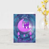 Eid Mubarak Kaart (Gele Bloem)