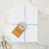 Eid Mubarak Kaart met Masjid Cadeaulabel (Met Touw)