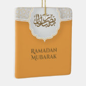 Eid Mubarak Kaart met Masjid Keramisch Ornament (Rechts)