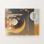 Eid Mubarak Kaart met Masjid Legpuzzel (Horizontaal)