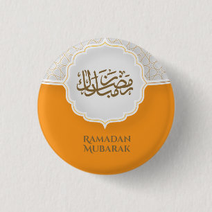 Eid Mubarak Kaart met Masjid Ronde Button 3,2 Cm