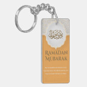 Eid Mubarak Kaart met Masjid Sleutelhanger (Voorkant Links)