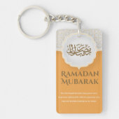Eid Mubarak Kaart met Masjid Sleutelhanger (Voorkant)