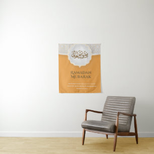 Eid Mubarak Kaart met Masjid Wandkleed