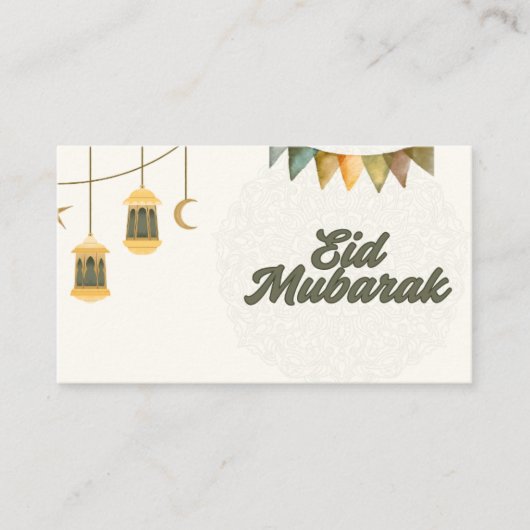 Eid Mubarak Kaarten (Voorkant)