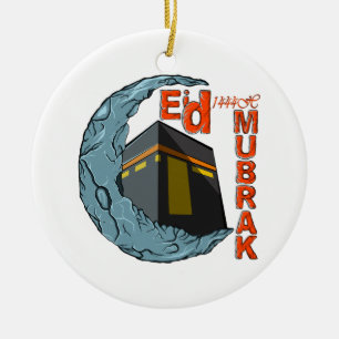 Eid mubarak keramisch ornament