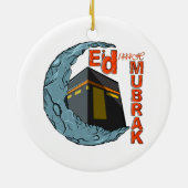 Eid mubarak keramisch ornament (Achterkant)