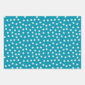 Eid Mubarak Kinder Blue Moon Star Quote Inpakpapier Vel (Voorkant 2)