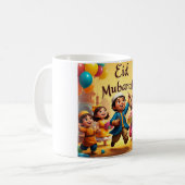 Eid Mubarak Kinder feestdag Koffiemok (Voorkant links)
