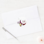 Eid Mubarak-lantaarn Ronde Sticker (Envelop)