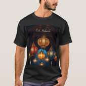 Eid Mubarak Lantaarns Mannen Tshirt (Voorkant)
