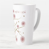 Eid Mubarak Latte Mok - Esthetische zonneschijn en (Rechterhoek)