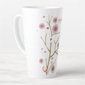 Eid Mubarak Latte Mok - Esthetische zonneschijn en (Linkerhoek)