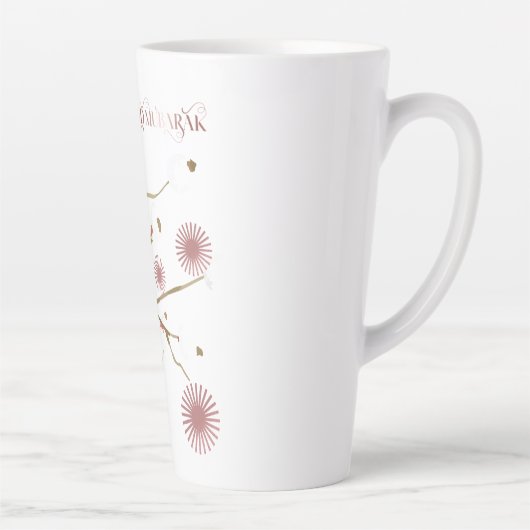 Eid Mubarak Latte Mok - Esthetische zonneschijn en (Rechts)