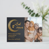 Eid Mubarak Maan Digitaal downloaden Gepersonalise Kaart (Staand voorkant)