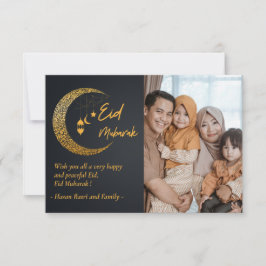 Eid Mubarak Maan Digitaal downloaden Gepersonalise Kaart