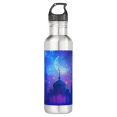 Eid Mubarak Magic Arabian Nights Halve kleuren Waterfles (Voorkant)